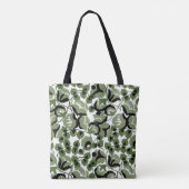 Sweet Pea (Olive) Fine Art Tasche (Rückseite)