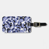 Sweet Pea (Periwinkle) Fine Art Gepäckanhänger (Vorderseite horizontal)