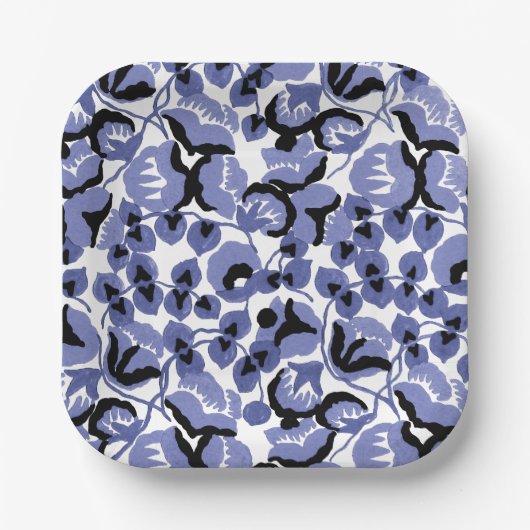 Sweet Pea (Periwinkle) Fine Art Pappteller (Vorderseite)