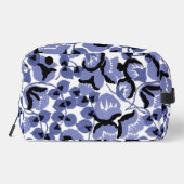 Sweet Pea (Periwinkle) Fine Art Print Cut Sew Bag Waschbeutel (Rückseite)