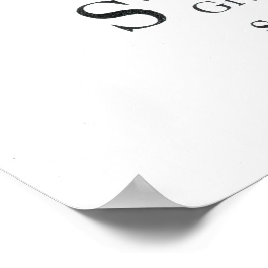 Sweet Pea Poster (Ecke)