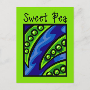 Sweet Pea Postkarte