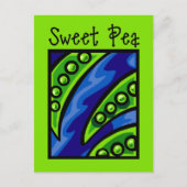 Sweet Pea Postkarte (Vorderseite)
