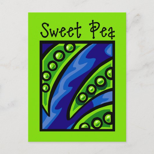 Sweet Pea Postkarte (Vorderseite)