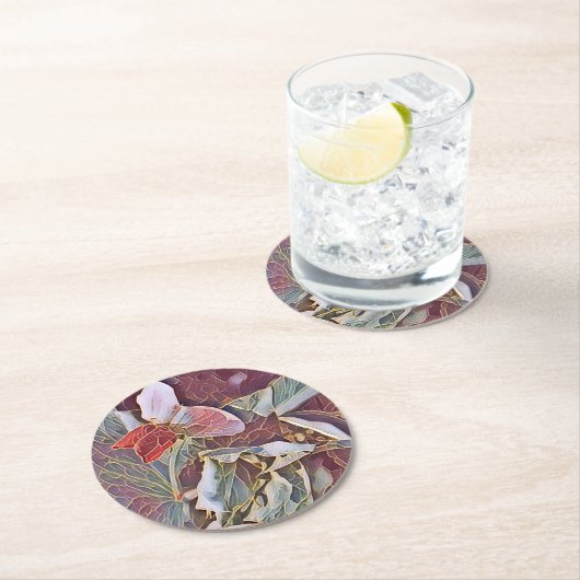 SWEET PEA RUNDER PAPPUNTERSETZER (Vor Ort)