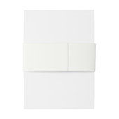 Sweet Pea Soft Pink Blues Hochzeit Einladungsbanderole (Rückseitenbeispiel)