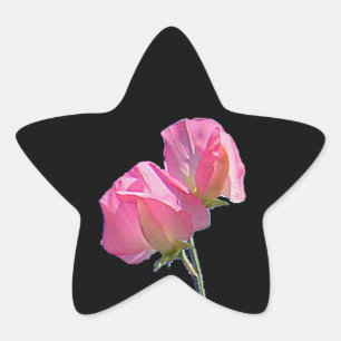 Sweet Pea Star Sticker