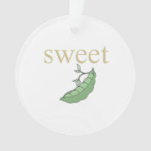 Sweet Pea Sweetheart Persönlichkeit Sweetie Person Ornament (Vorderseite)