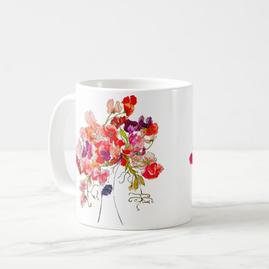 Sweet Pea Tasse (Vorderseite Links)