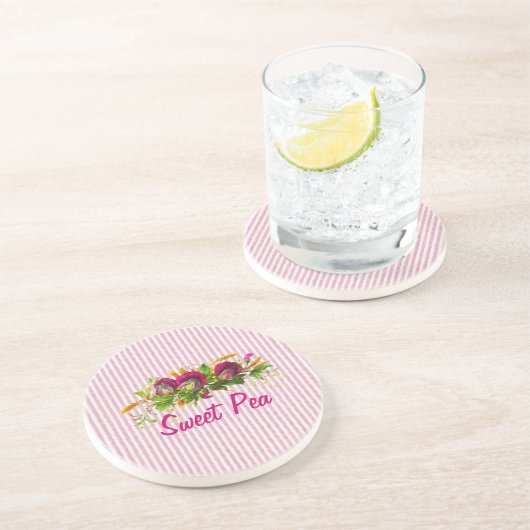 Sweet Pea Untersetzer (Seite)