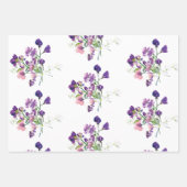 Sweet Pea Wrapping Paper Flat Sheet Set 3 Geschenkpapier Set (Vorderseite 3)