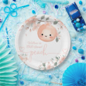 Sweet Peach 1. Geburtstag Pappteller (Party)