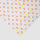 Sweet Peach 1. Geburtstag Seidenpapier (Ausschnitt)