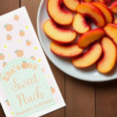 Sweet Peach 1. Geburtstag Serviette