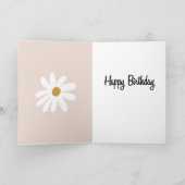 Sweet Peach Balloon Birthday Karte (Innenseite)