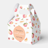 Sweet Peach Birthday Geschenkschachtel (Rückseite)