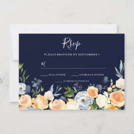 Sweet Peach Blume Hochzeitseinladung Einladung