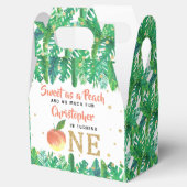 Sweet Peach Boys 1. Geburtstag Geschenkschachtel (Geöffnet)