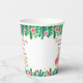 Sweet Peach Girls 1. Geburtstag Pappbecher (Rechts)