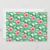 Sweet Peach Girls 2. Geburtstag Foto Einladung (Rückseite)