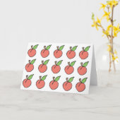 Sweet Peach Greeting Card Karte (Gelbe Blume)