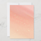 Sweet Peach Orchard Baby Shower Einladung (Rückseite)