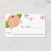 Sweet Peach rät wie viele Spielkarten Hinweiskarte (Vorderseite)