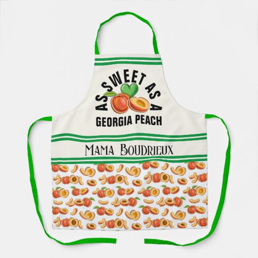 Sweet Peach Schürze (Vorderseite)