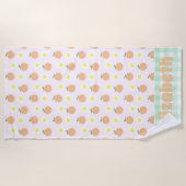 Sweet Peach Strandtuch (Vorderseite)