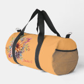 Sweet Peach Tone Floral Duffle Bag (Rechte Ecke)