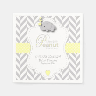 Sweet Peanut Elephant Baby Dusche Serviette