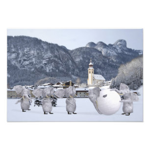 Sweet Pengphants Fotodruck