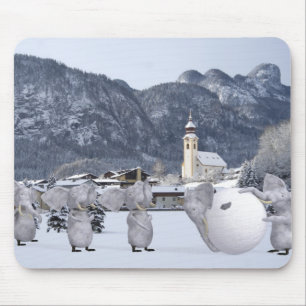 Sweet Pengphants Mousepad