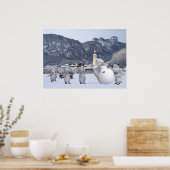 Sweet Pengphants Poster (Küche)