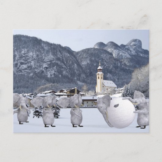 Sweet Pengphants Postkarte (Vorderseite)