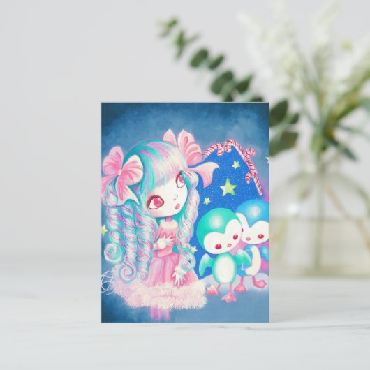 Sweet Penguin Weihnachten (Stehend Vorderseite)