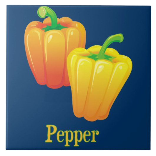 Sweet Pepper Kitchen Decorative Tile Fliese (Vorderseite)