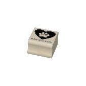 Sweet Pets Paw Print Individuelle Name Gummistempel (Stempel)