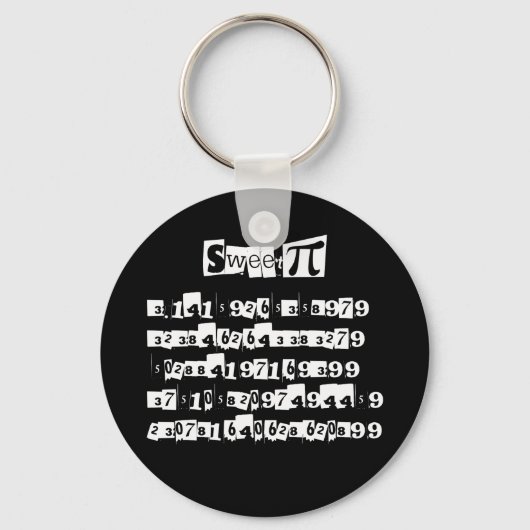 Sweet Pi Schlüsselanhänger (Vorderseite)