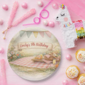 Sweet Picnic Outdoor Boho Birthday Party Pappteller (Party)