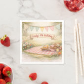 Sweet Picnic Outdoor Boho Birthday Party Serviette (Beispiel)