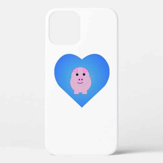 Sweet Piggy Liebe Case-Mate iPhone Hülle (Rückseite)