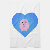 Sweet Piggy Liebe Geschirrtuch (Vertikal)
