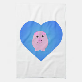 Sweet Piggy Liebe Geschirrtuch