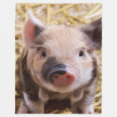 Sweet Piglet Fleecedecke (Vorderseite)