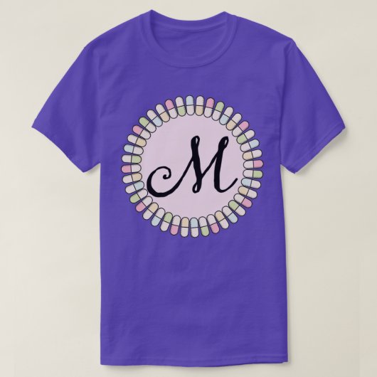 Sweet pills Initial M 1 T-Shirt (Design vorne)