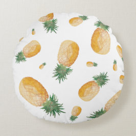 Sweet Pineapine Round Pillow Rundes Kissen