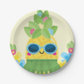 Sweet PineappGirls Frau Onederful Erster Geburtsta Pappteller (Vorderseite)