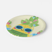 Sweet PineappGirls Frau Onederful Erster Geburtsta Pappteller (Schrägansicht)