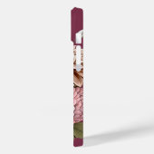 Sweet Pink and Cream Florals iPhone Case (Rückseite / Links)